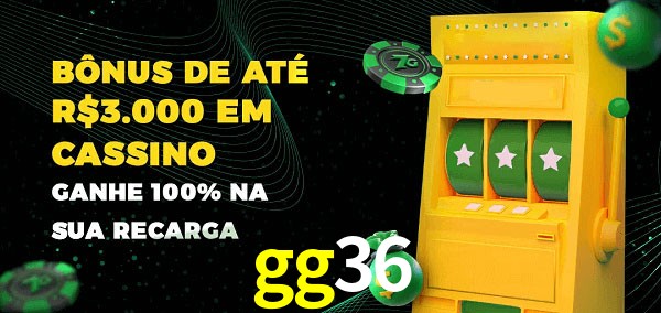 gg36 melhor bônus de depósito